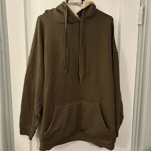 Aerie sweatshirt with faux fur lining